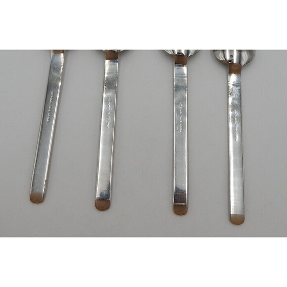Retroneu INFINITE Stainless Dinner Soup Spoons 18/8 Korea Glossy Flatware S/4 A - Picture 5 of 9